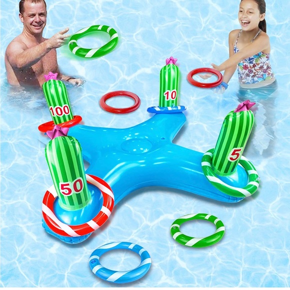 Inflatable pool ring toss game new - Picture 1 of 6